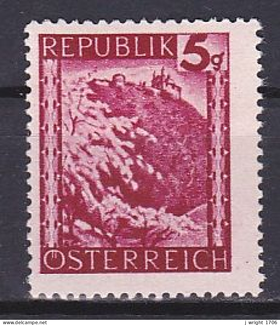 Austria, 1945, Landscapes/Leopoldsberg, 5g, MH - Unused Stamps