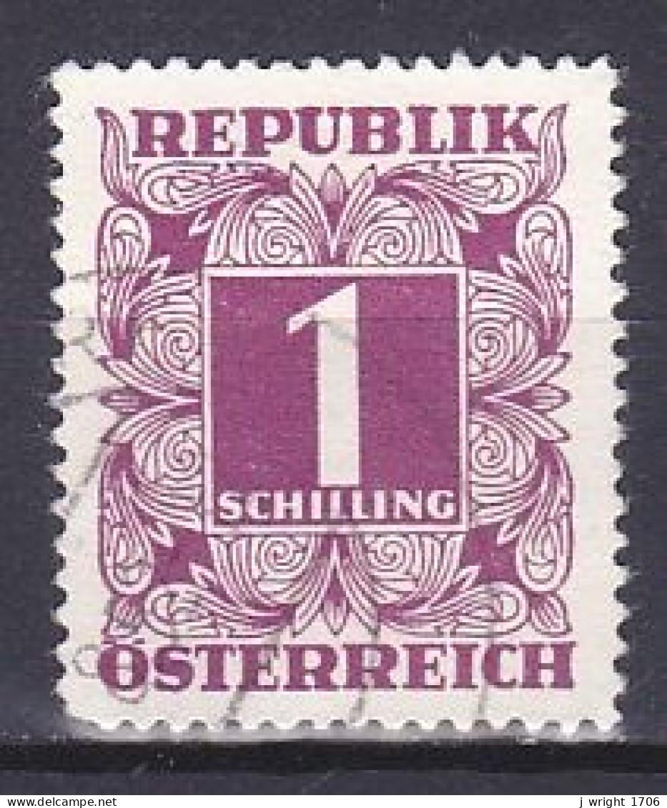 Austria, 1949, Numeral In Square Frame, 1s, USED - Taxe