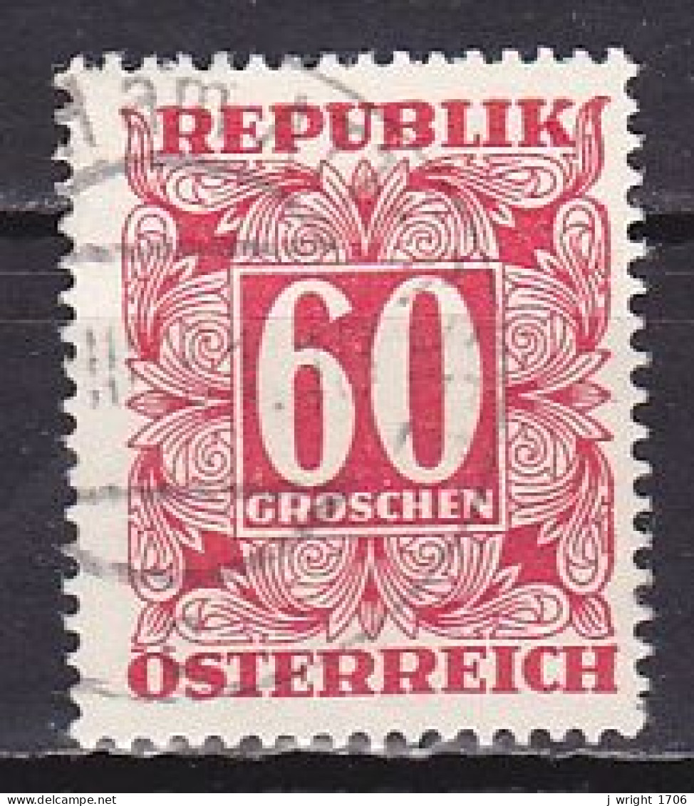 Austria, 1950, Numeral In Square Frame, 60g, USED - Portomarken