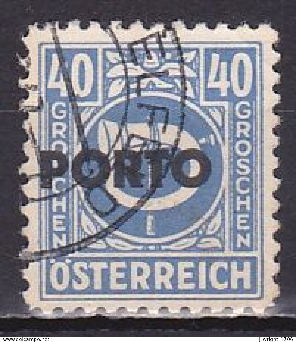 Austria, 1946, Posthorn Overprinted, 40g, USED - Segnatasse