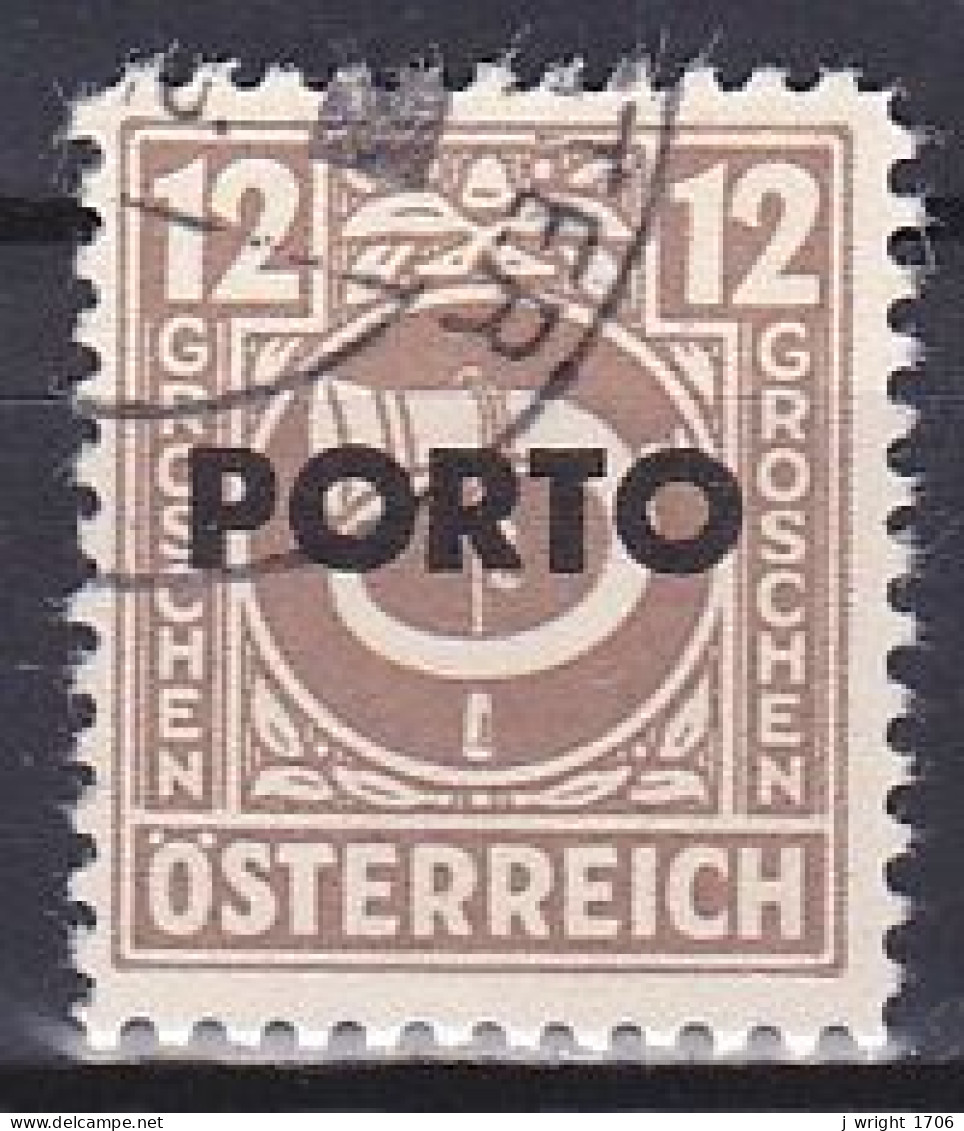 Austria, 1946, Posthorn Overprinted, 12g, USED - Strafport