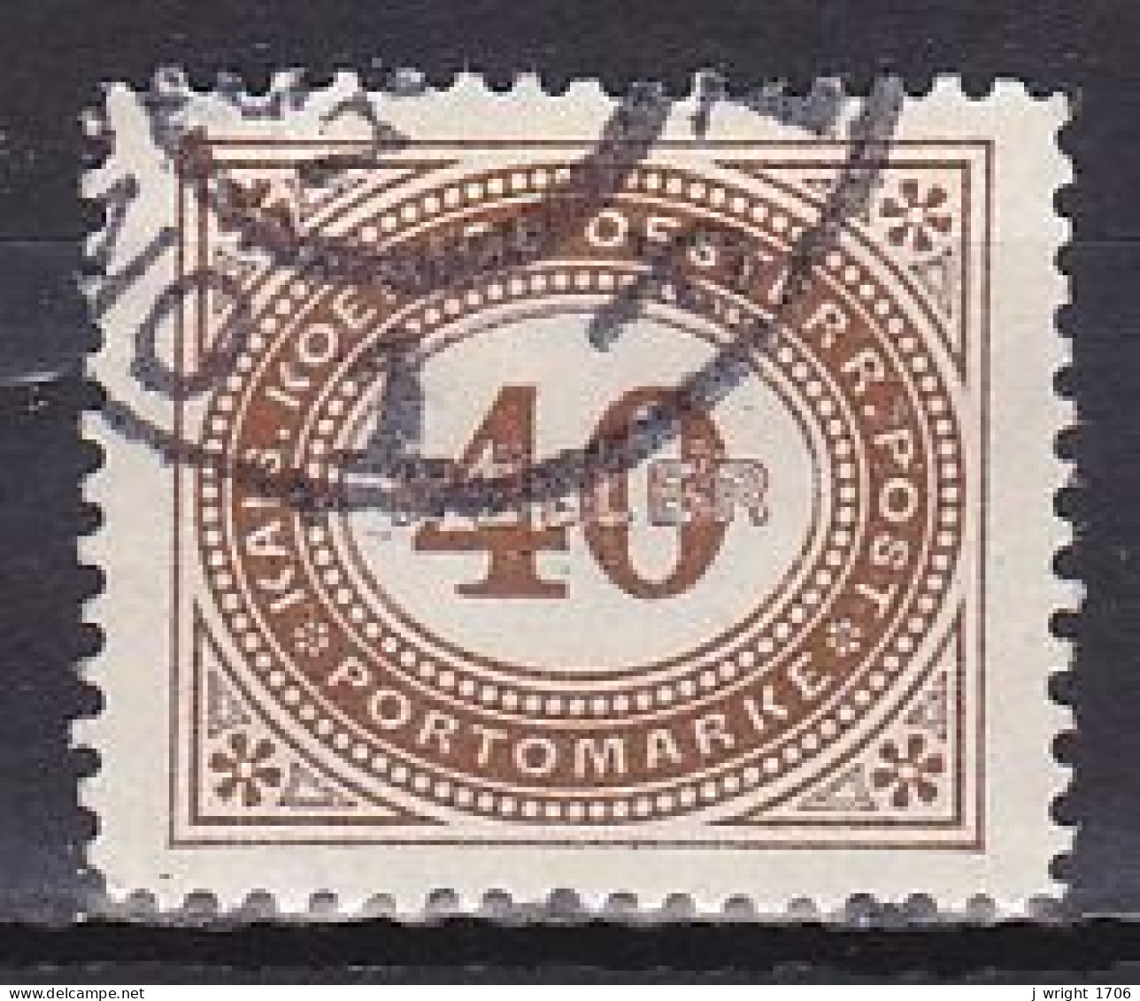 Austria, 1900, Numeral, 40h, USED - Taxe