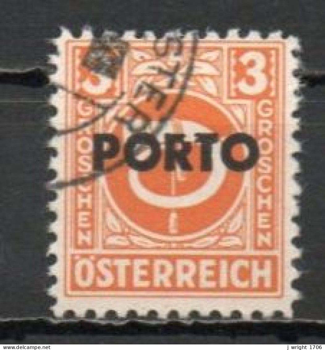 Austria, 1946, Posthorn Overprinted, 3g, CTO - Portomarken
