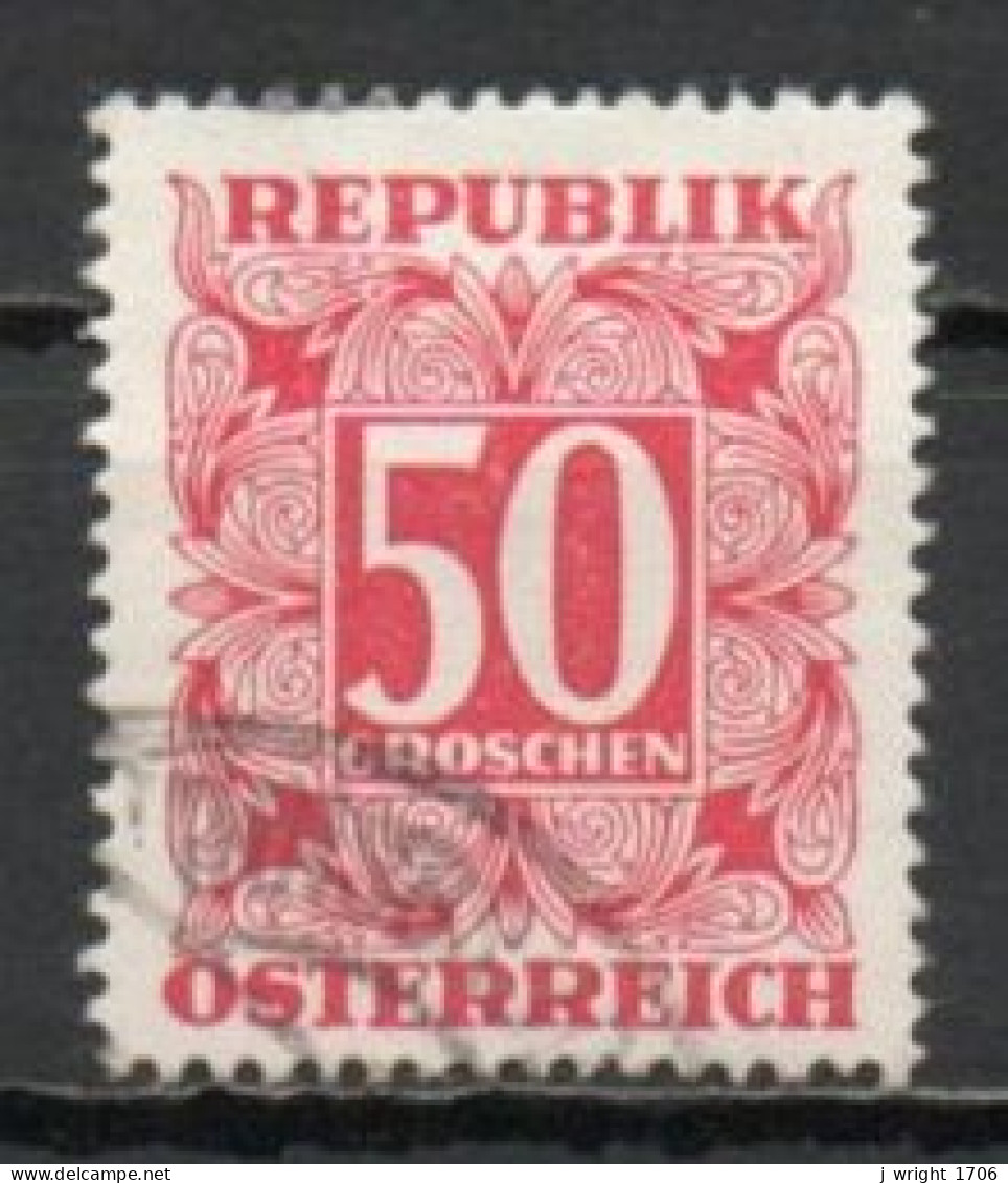 Austria, 1949, Numeral In Square Frame, 50g, USED - Segnatasse