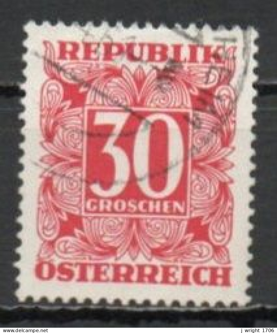 Austria, 1949, Numeral In Square Frame, 30g, USED - Strafport