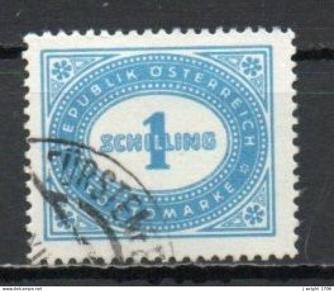 Austria, 1947, Numeral In Oval Frame, 1s, USED - Taxe