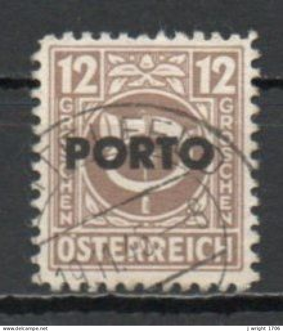 Austria, 1946, Posthorn Overprinted, 12g, USED - Postage Due