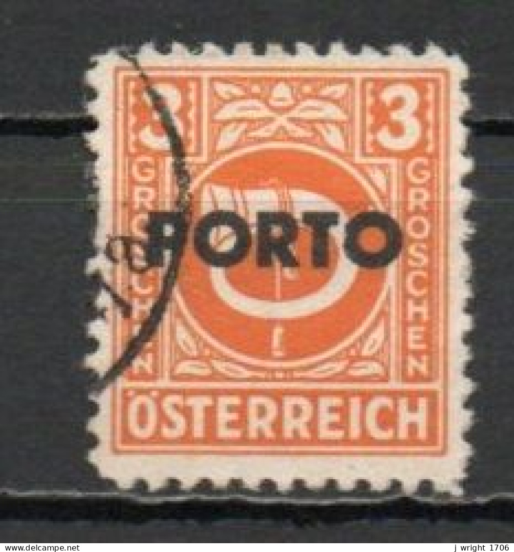 Austria, 1946, Posthorn Overprinted, 3g, USED - Impuestos