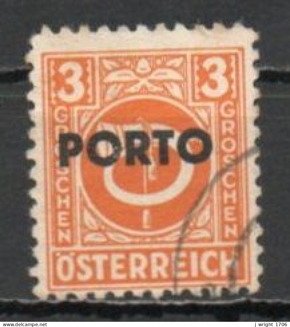 Austria, 1946, Posthorn Overprinted, 3g, USED - Postage Due