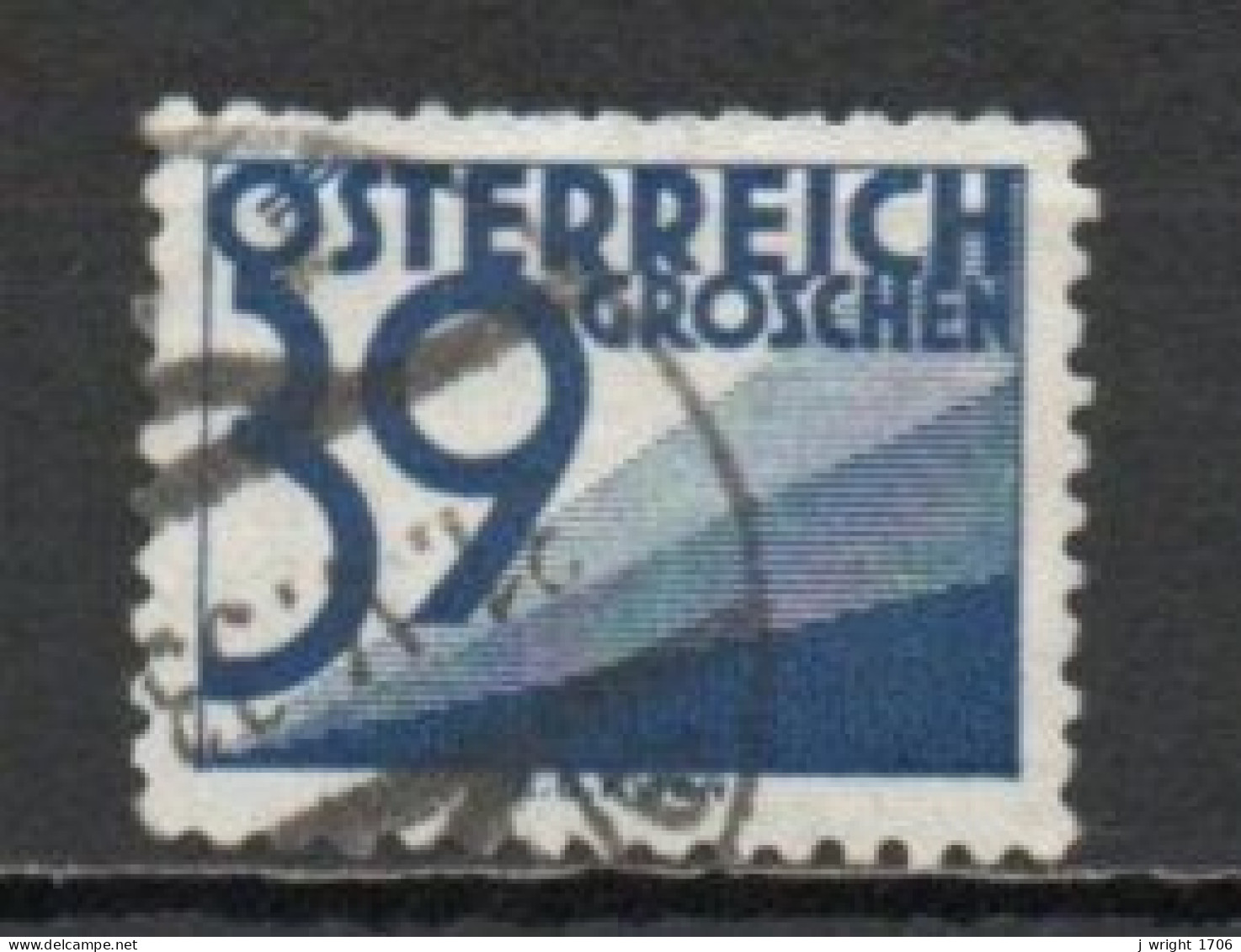 Austria, 1932, Numeral & Triangles, 39g, USED - Strafport