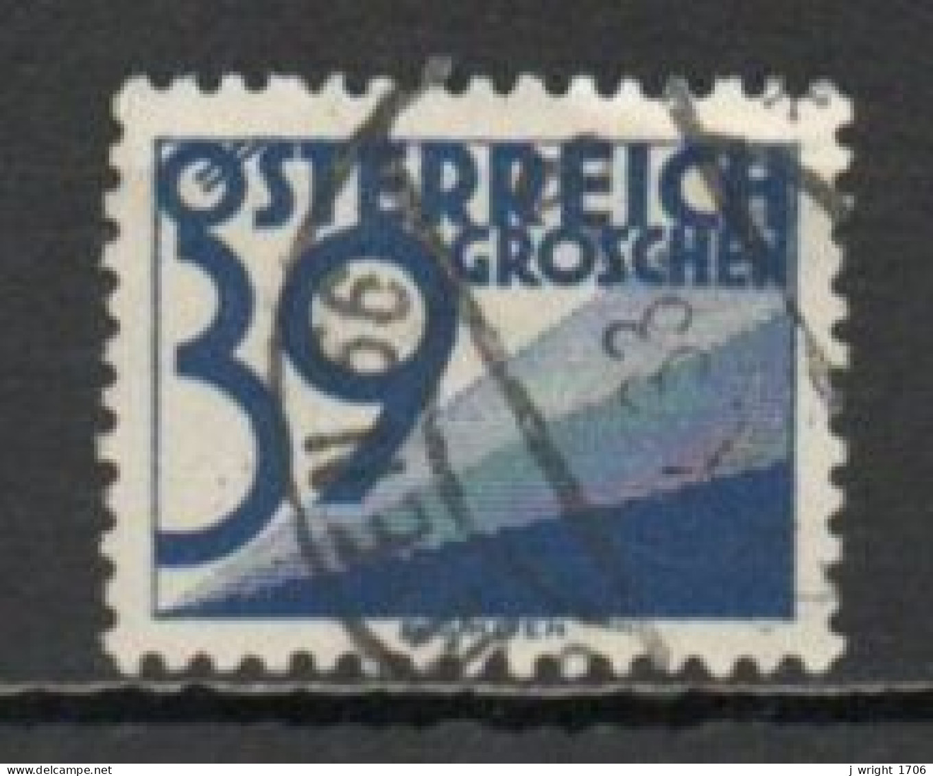 Austria, 1932, Numeral & Triangles, 39g, USED - Impuestos