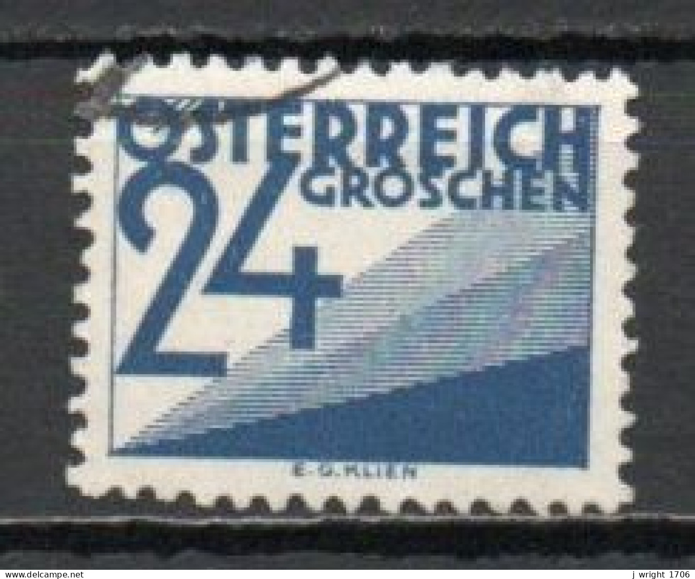 Austria, 1932, Numeral & Triangles, 24g, USED - Taxe