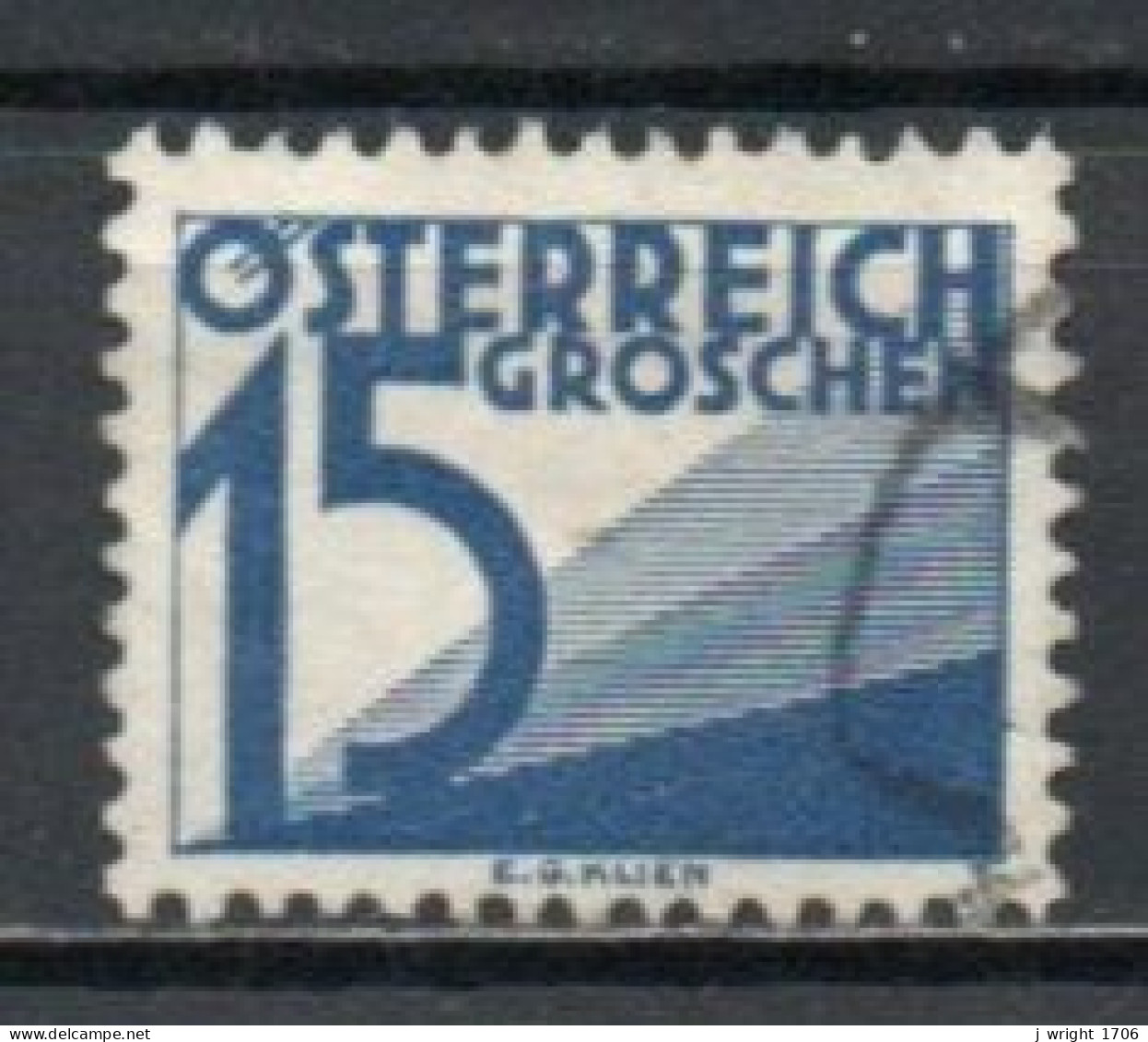 Austria, 1925, Numeral & Triangles, 15g, USED - Taxe