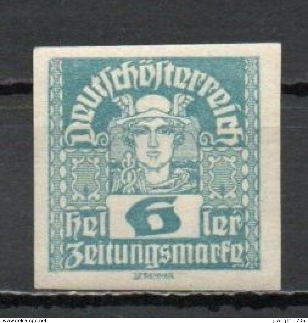 Austria, 1920, Mercury, 6h, MH - Zeitungsmarken
