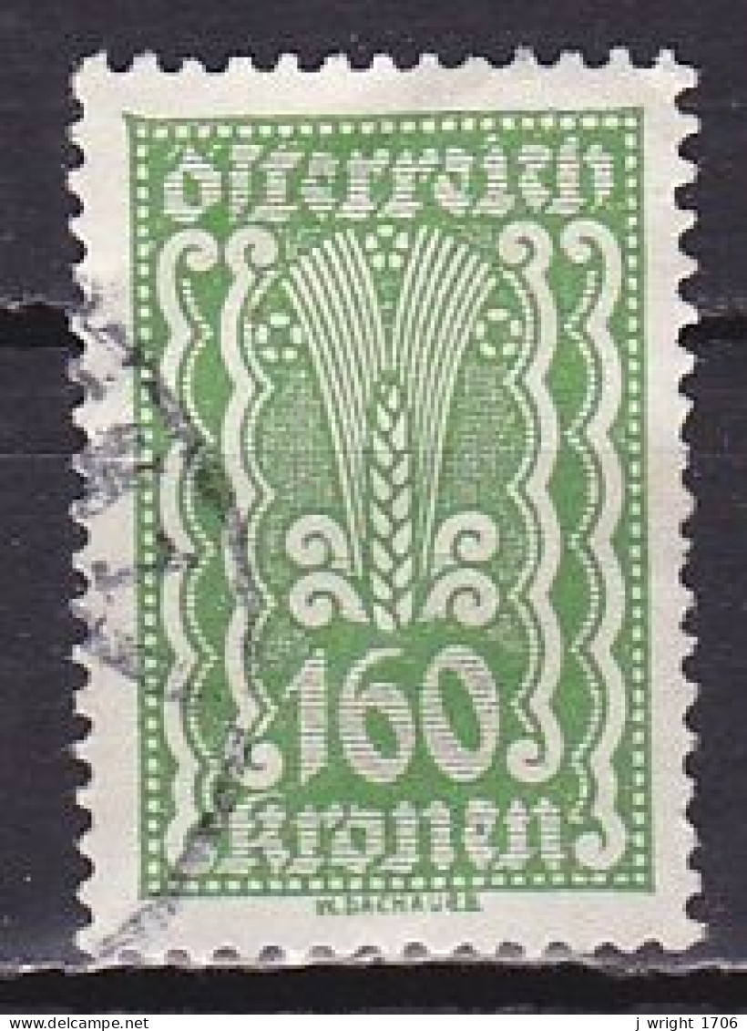 Austria, 1922, Ear Of Corn, 160kr, USED - Gebraucht