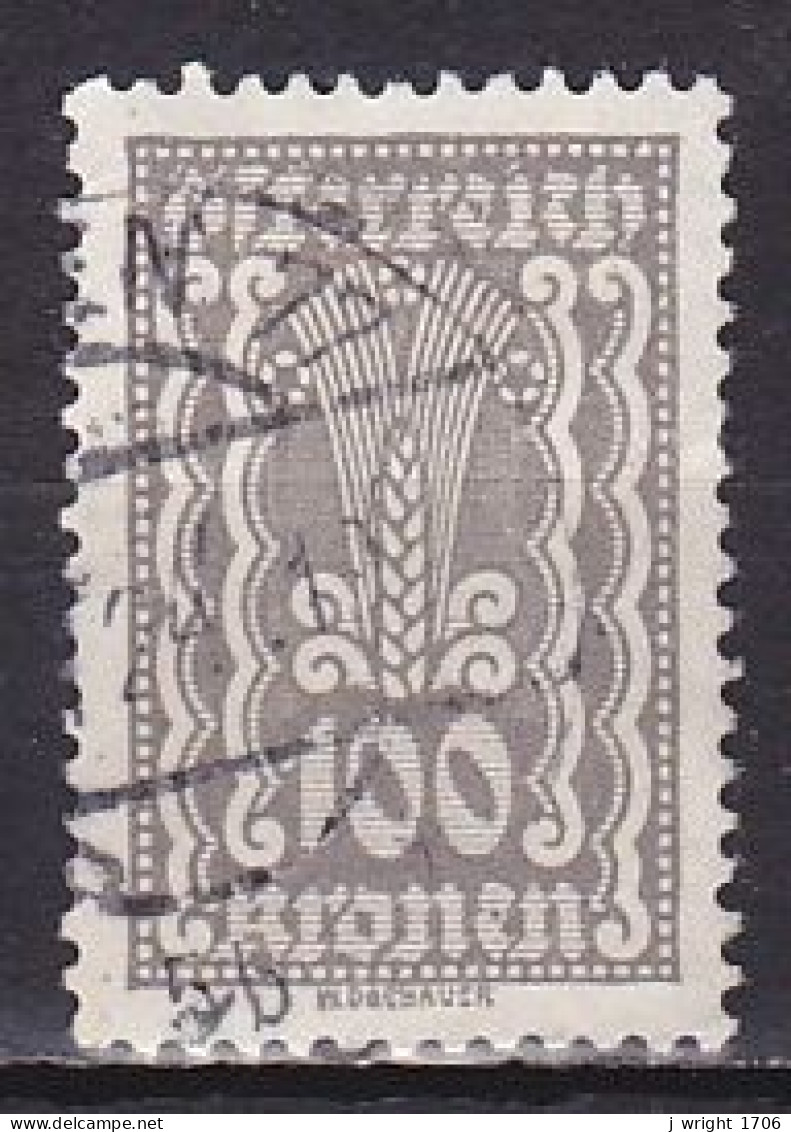 Austria, 1922, Ear Of Corn, 100kr, USED - Gebraucht