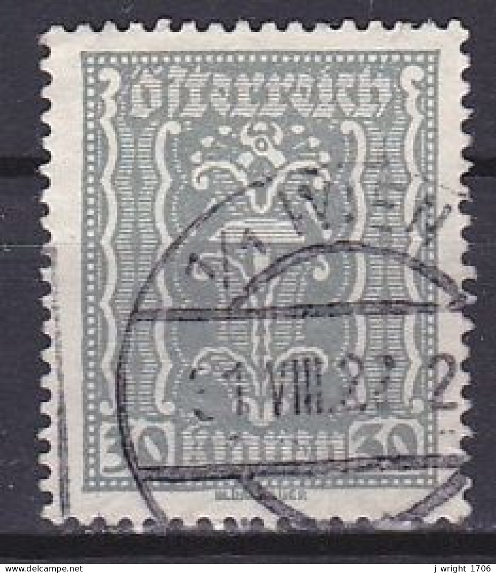 Austria, 1922, Hammer & Tongs, 30kr, USED - Used Stamps