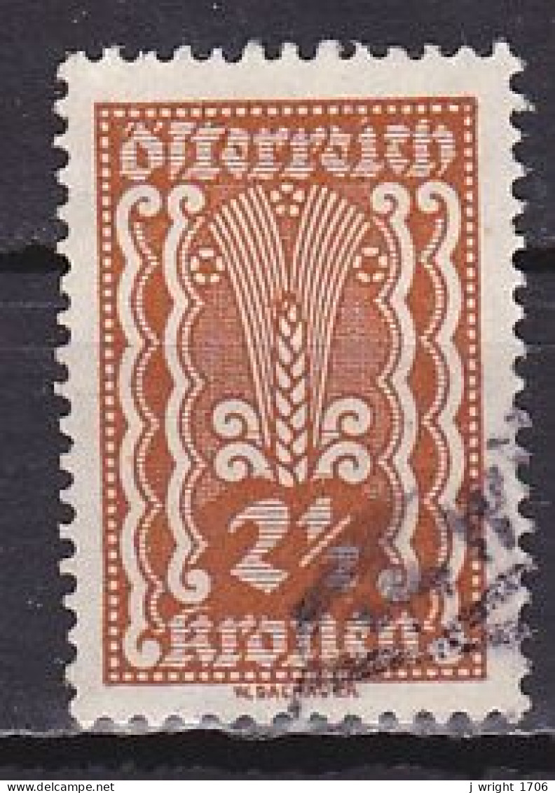 Austria, 1922, Ear Of Corn, 2Â½kr, USED - Gebraucht