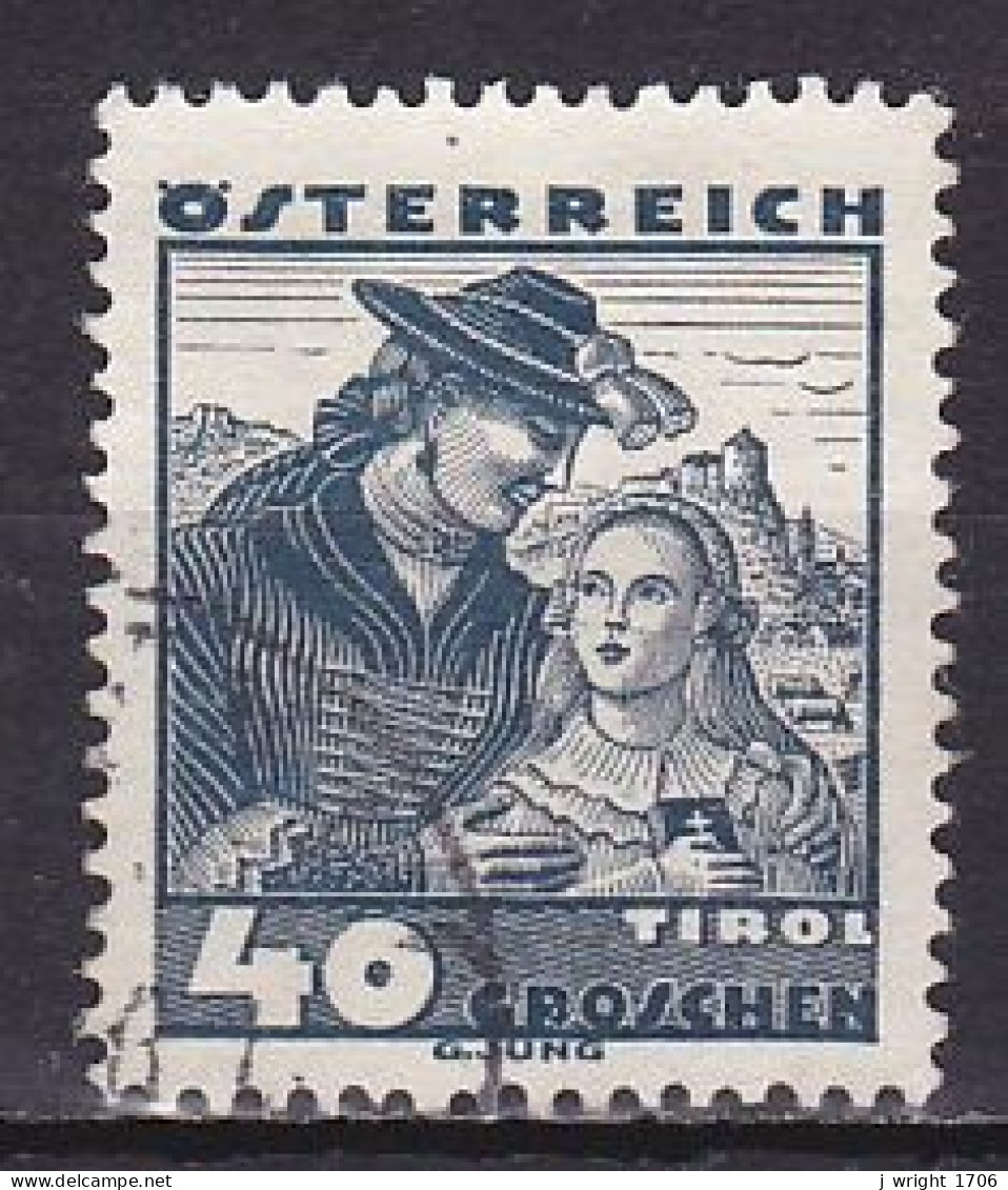 Austria, 1934, Costumes/Tyrol, 40g, USED - Gebraucht