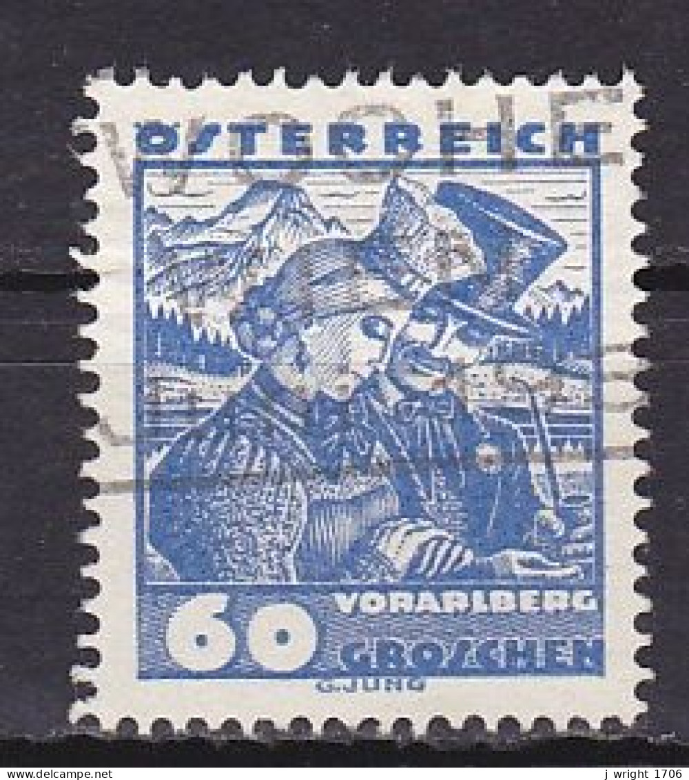 Austria, 1934, Costumes/Vorarlberg, 60g, USED - Gebraucht