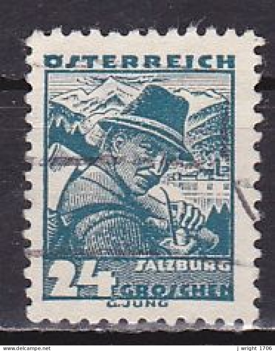 Austria, 1934, Costumes/Salzburg, 24g, USED - Gebraucht