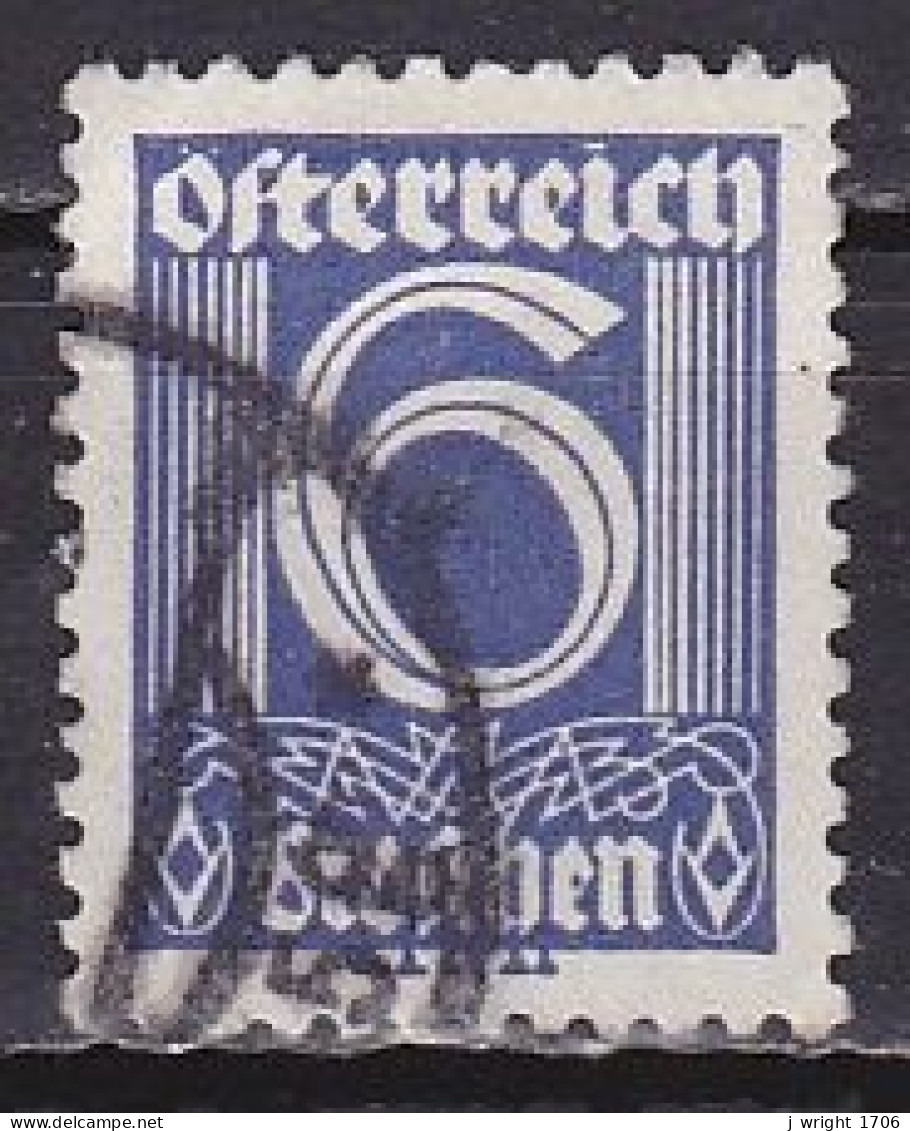 Austria, 1925, Numeral, 6g, USED - Gebraucht