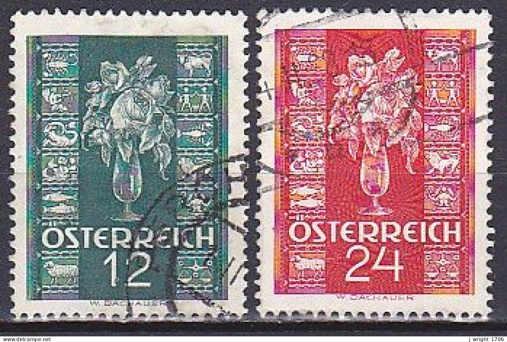 Austria, 1937, Christmas, Set, USED - Oblitérés