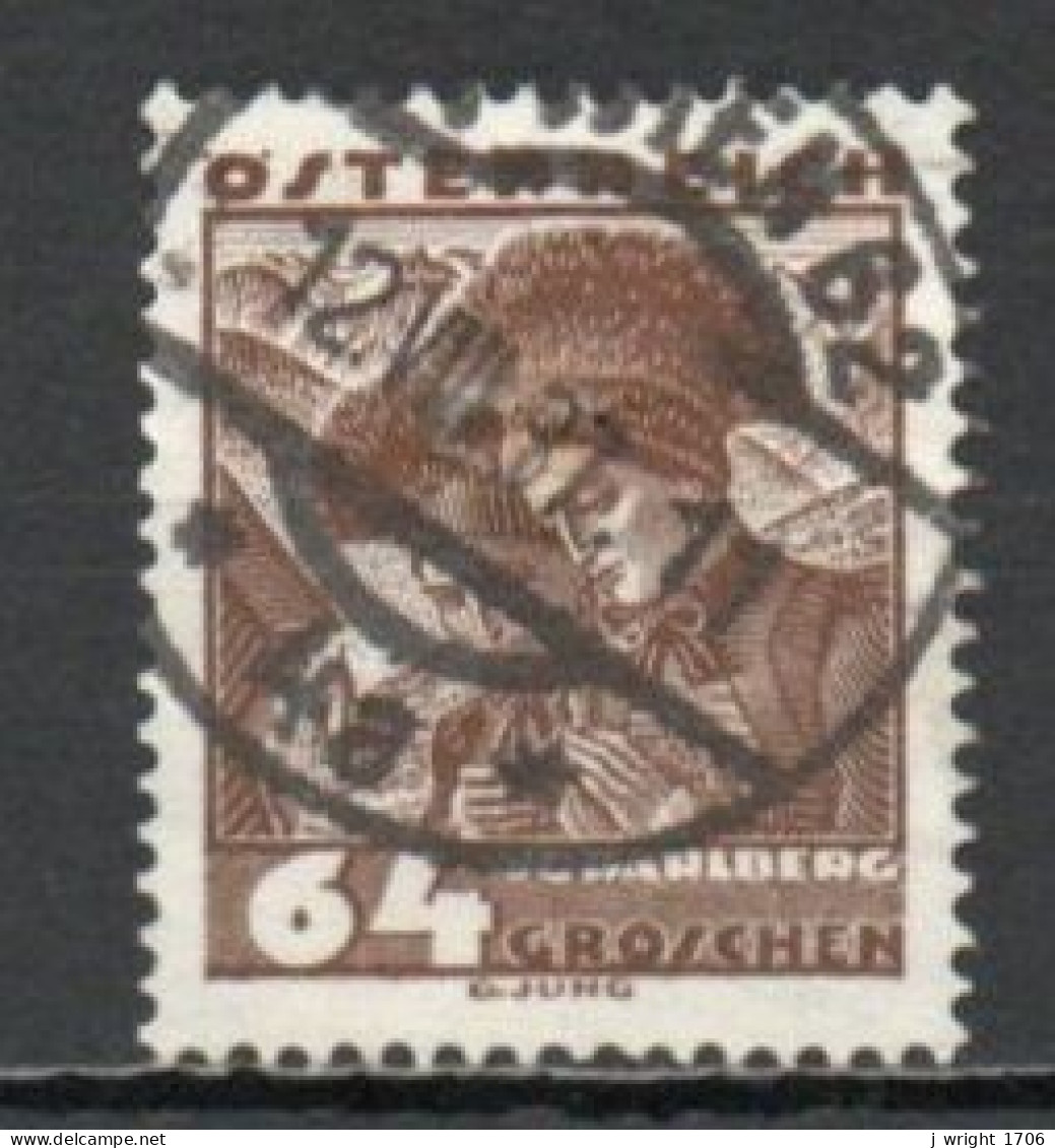 Austria, 1934, Costumes/Vorarlberg, 64g, USED - Used Stamps