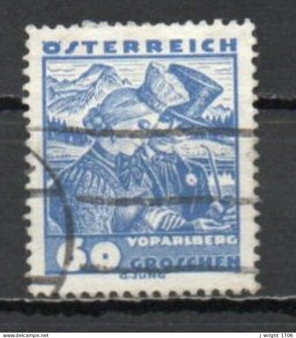 Austria, 1934, Costumes/Vorarlberg, 60g, USED - Oblitérés
