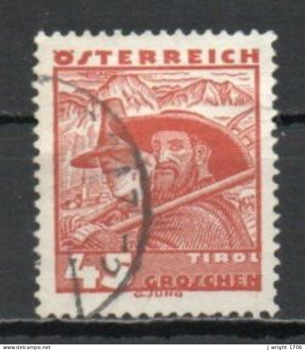 Austria, 1934, Costumes/Tyrol, 45g, USED - Used Stamps