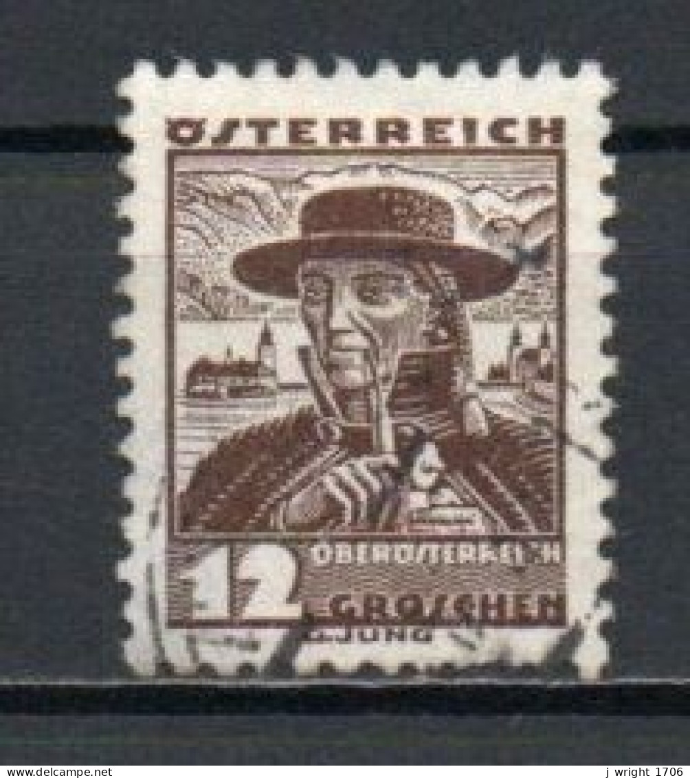 Austria, 1934, Costumes/Upper Austria, 12g, USED - Used Stamps