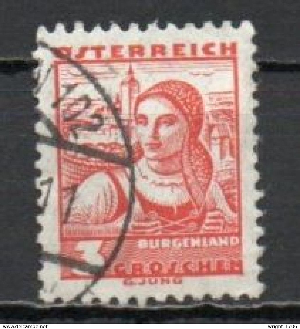 Austria, 1934, Costumes/Burgenland, 3g, USED - Gebruikt