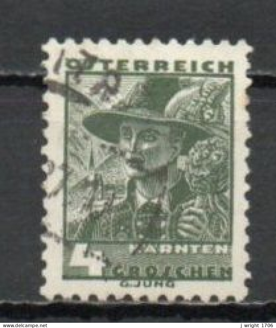Austria, 1934, Costumes/Carinthia, 4g, USED - Used Stamps
