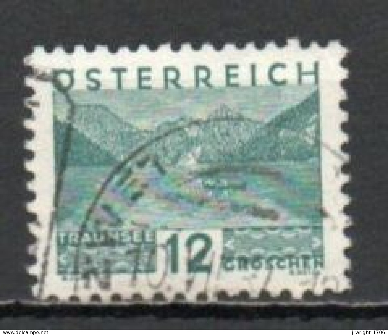 Austria, 1932, Landscapes Small Format/Traunsee, 12g, USED - Usati