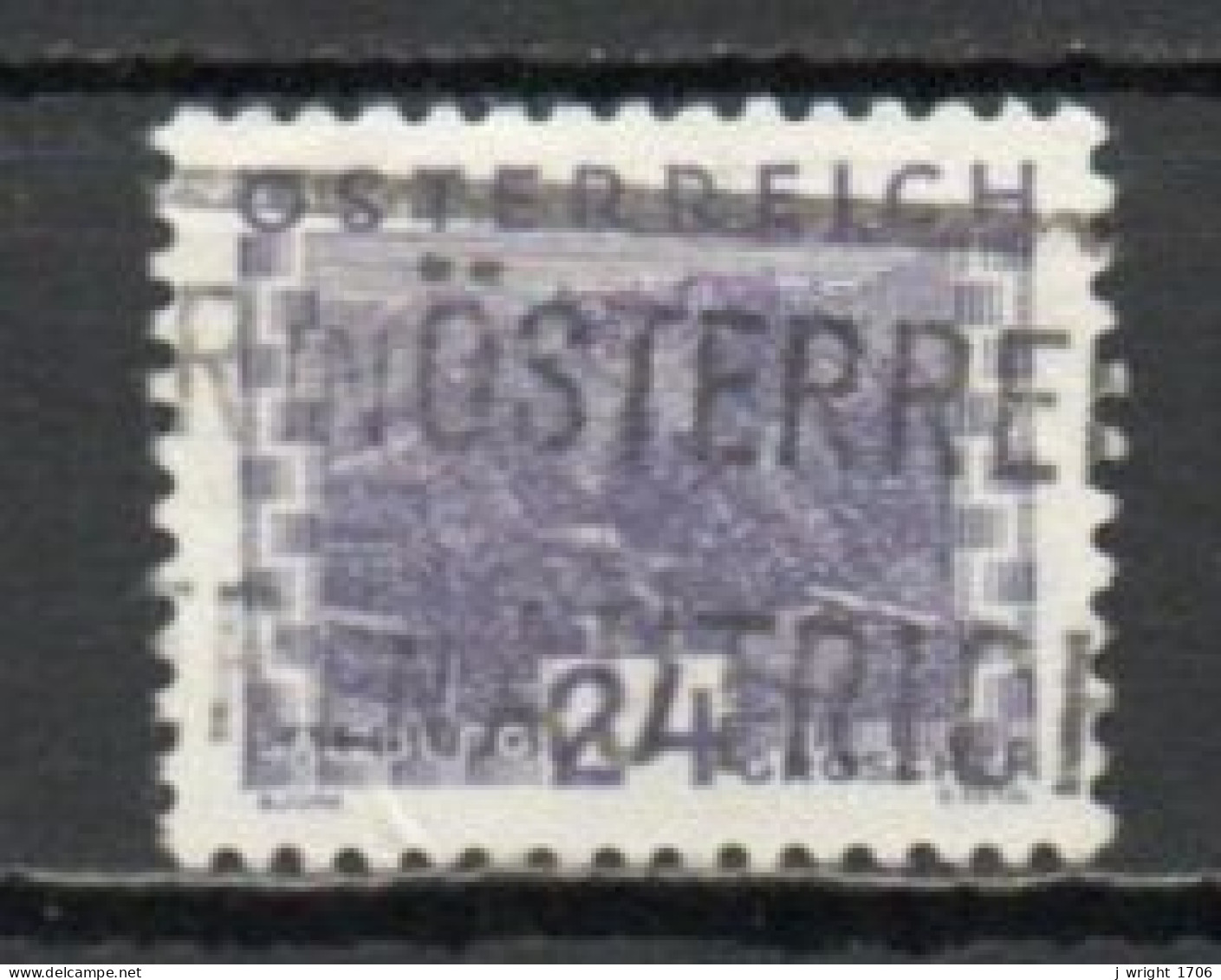 Austria, 1932, Landscapes Small Format/Salzburg, 24g/Violet, USED - Gebraucht