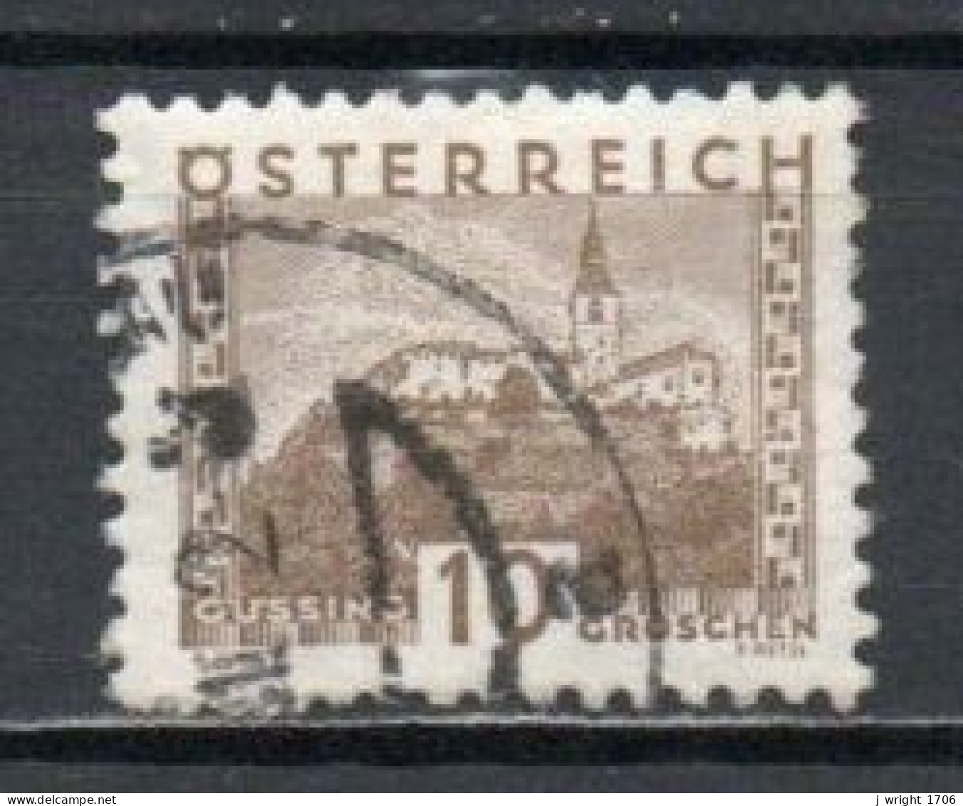 Austria, 1932, Landscapes Small Format/Güssing, 10g, USED - Used Stamps