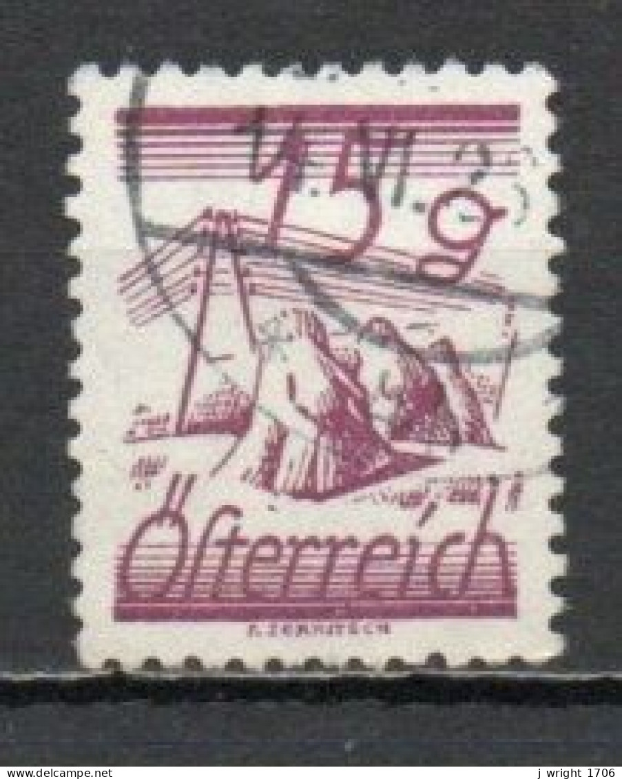 Austria, 1925, Telegraph Wires, 15g, USED - Gebruikt