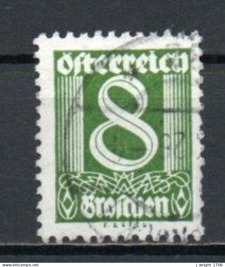Austria, 1925, Numeral, 8g, USED - Gebruikt