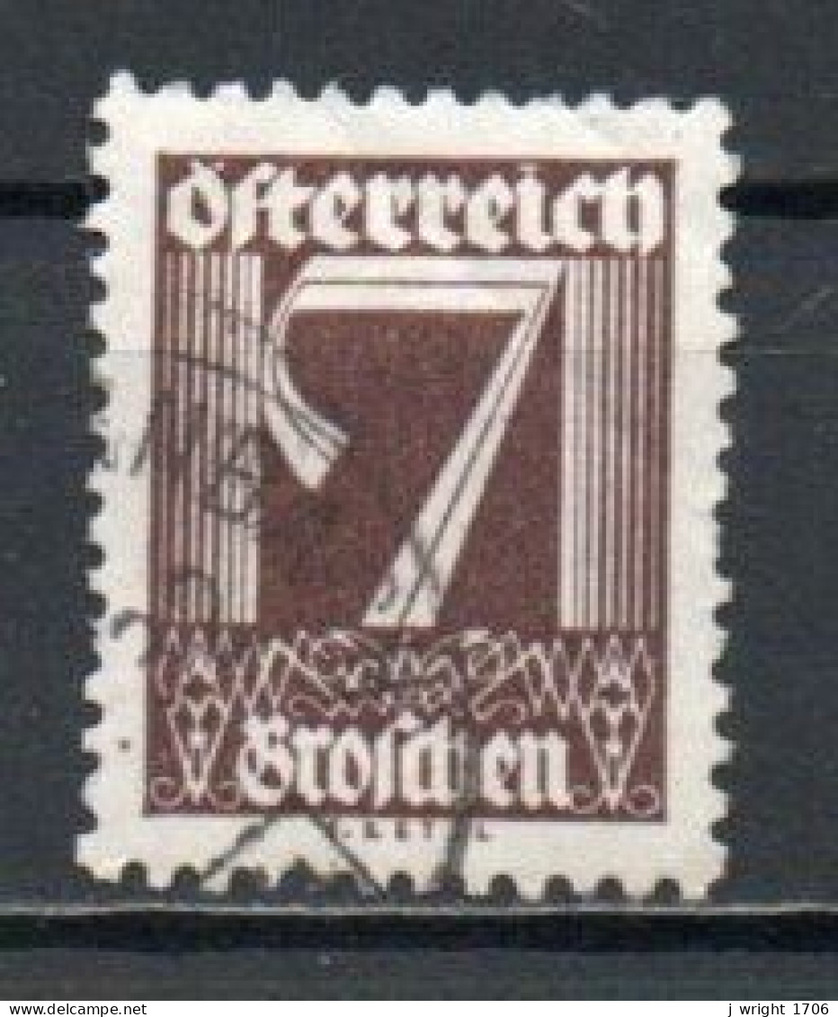 Austria, 1925, Numeral, 7g, USED - Gebraucht