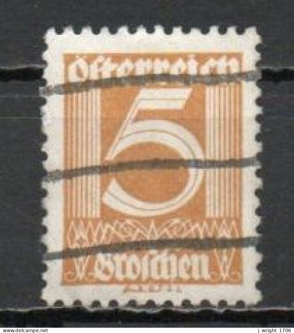 Austria, 1925, Numeral, 5g, USED - Gebraucht