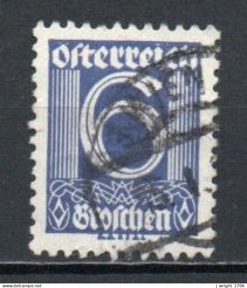 Austria, 1925, Numeral, 6g, USED - Gebruikt