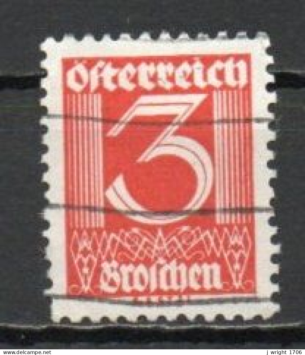 Austria, 1925, Numeral, 3g, USED - Gebruikt