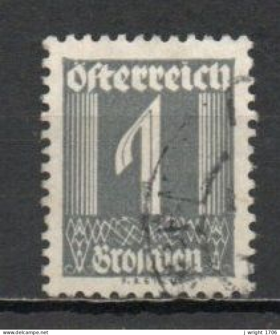 Austria, 1925, Numeral, 1g, USED - Used Stamps