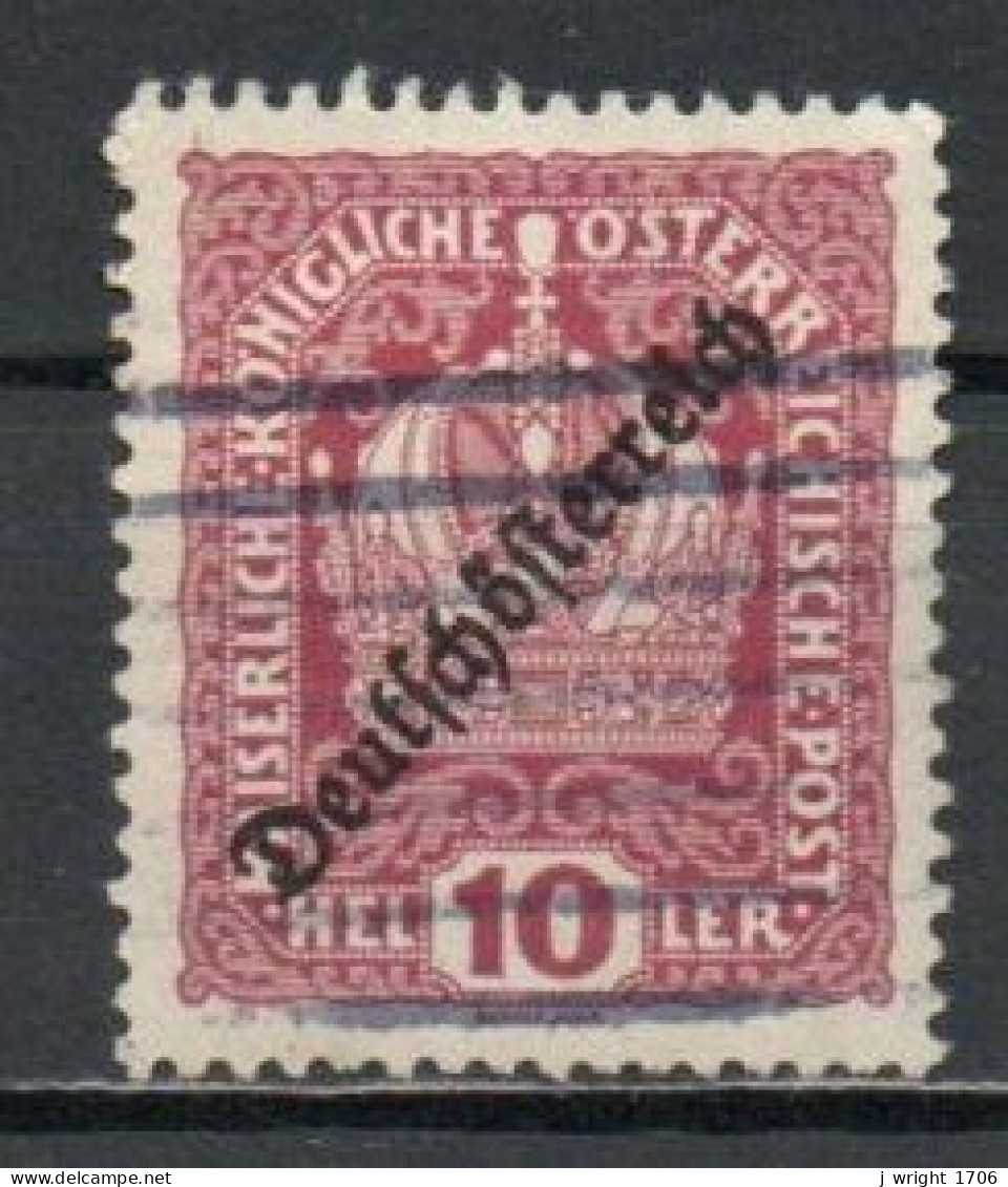 Austria, 1918, Deutschösterreich Overprint, 10h, USED - Gebraucht