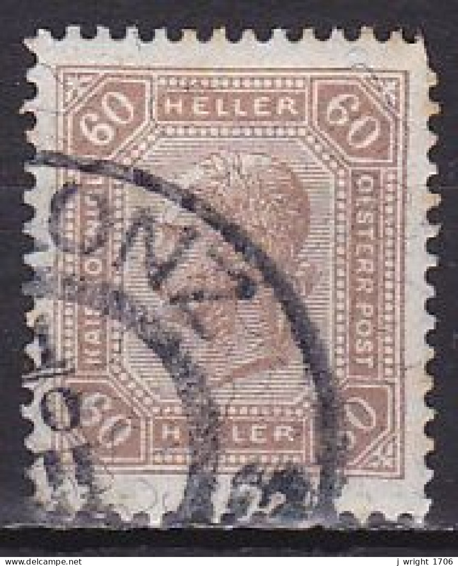 Austria, 1905, Emperor Franz Joseph, 60h, USED - Used Stamps