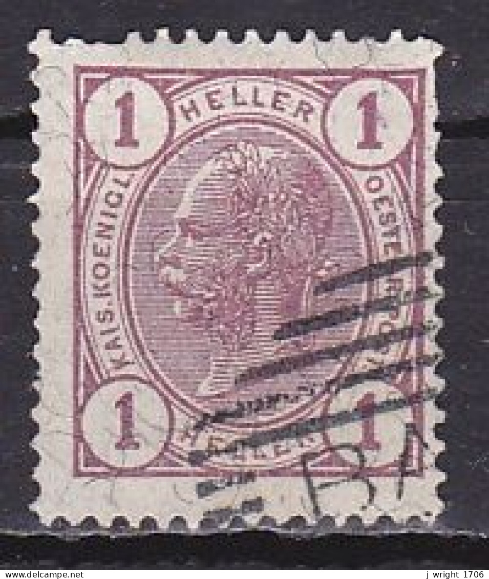 Austria, 1905, Emperor Franz Joseph, 1h, USED - Used Stamps