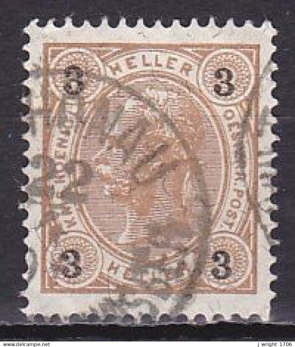 Austria, 1899, Emperor Franz Joseph, 3h, USED - Gebraucht