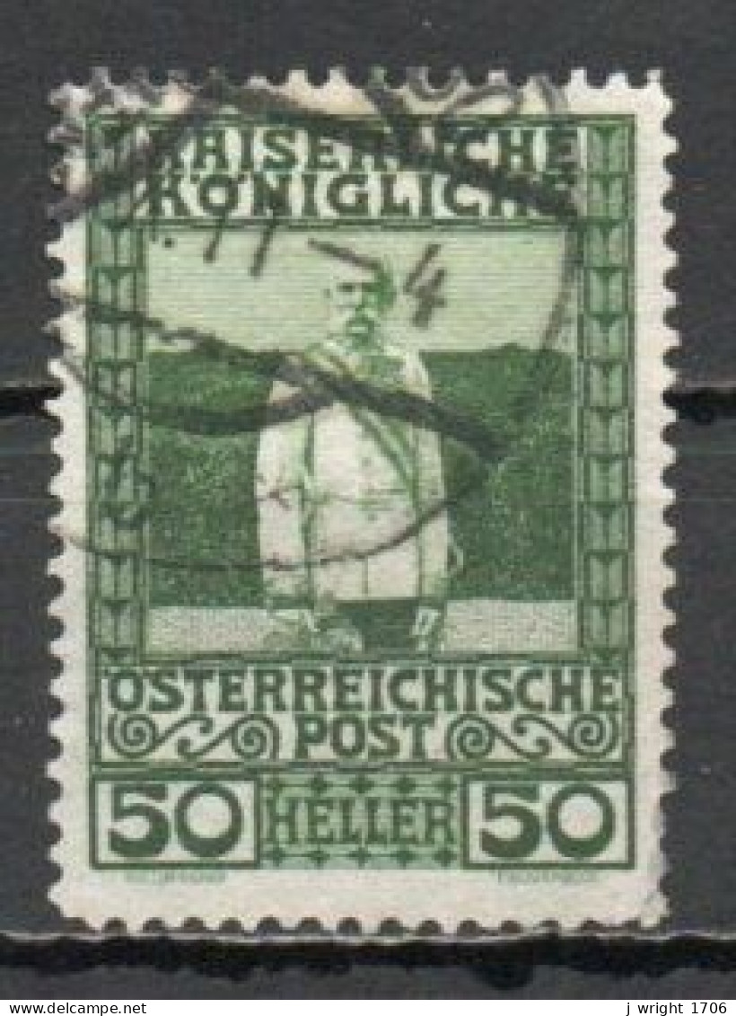 Austria, 1908, Emperor Franz Joseph Military Uniform, 50h, USED - Used Stamps