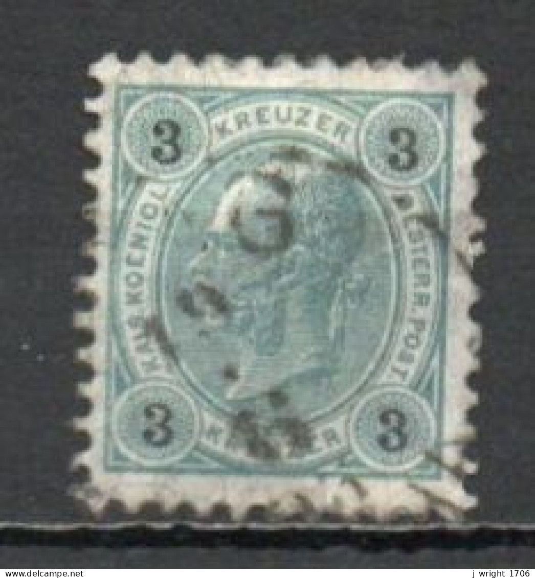 Austria, 1890, Emperor Franz Joseph, 3kr, USED - Oblitérés