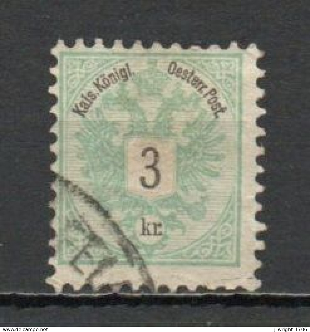 Austria, 1883, Coat Of Arms, 3kr, USED - Used Stamps